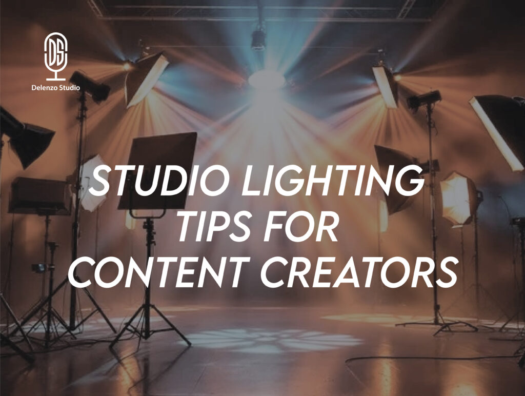 Best studio lighting setup for professional video and podcast recording.