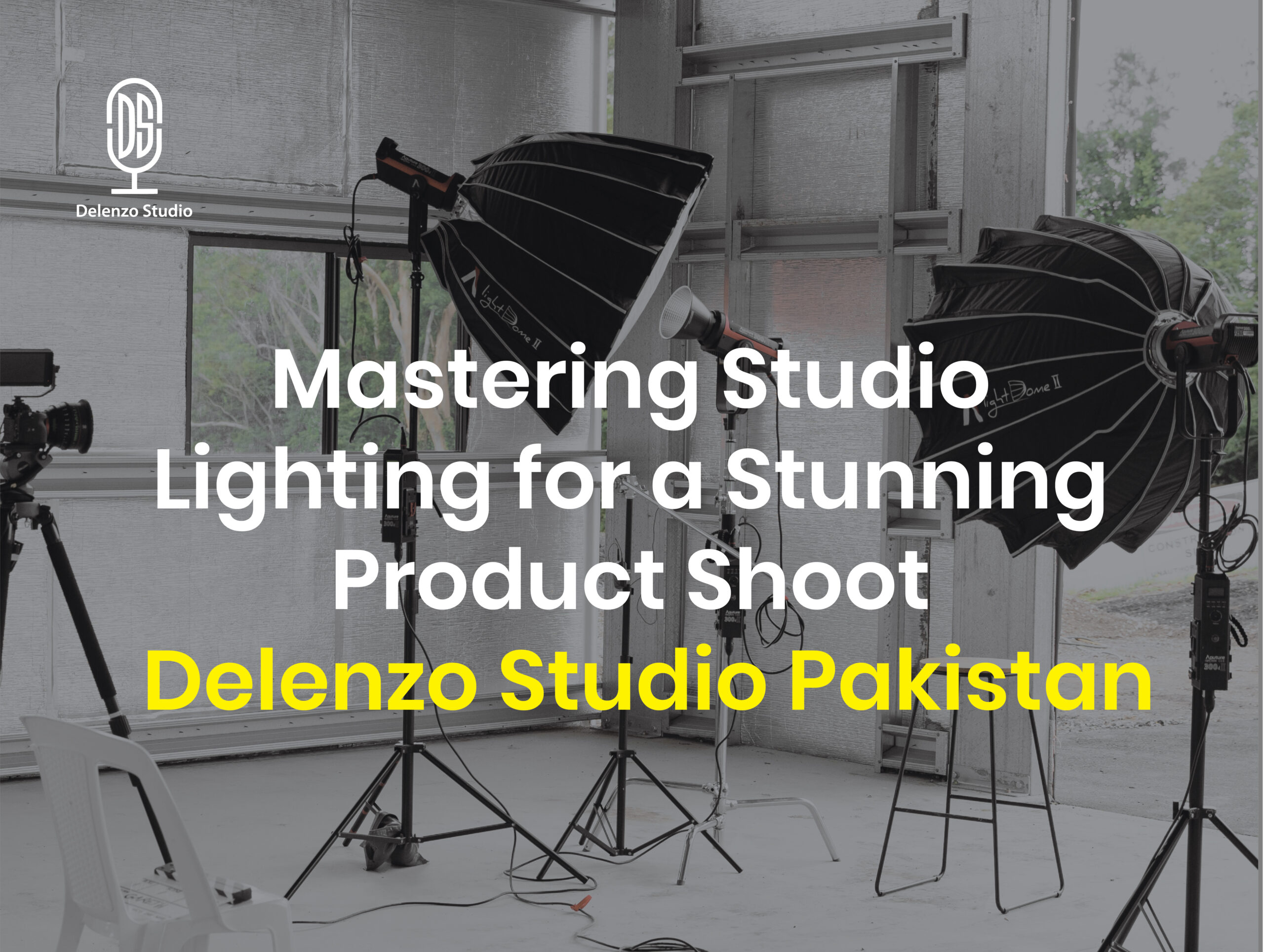 Studio lighting for Product Shoot