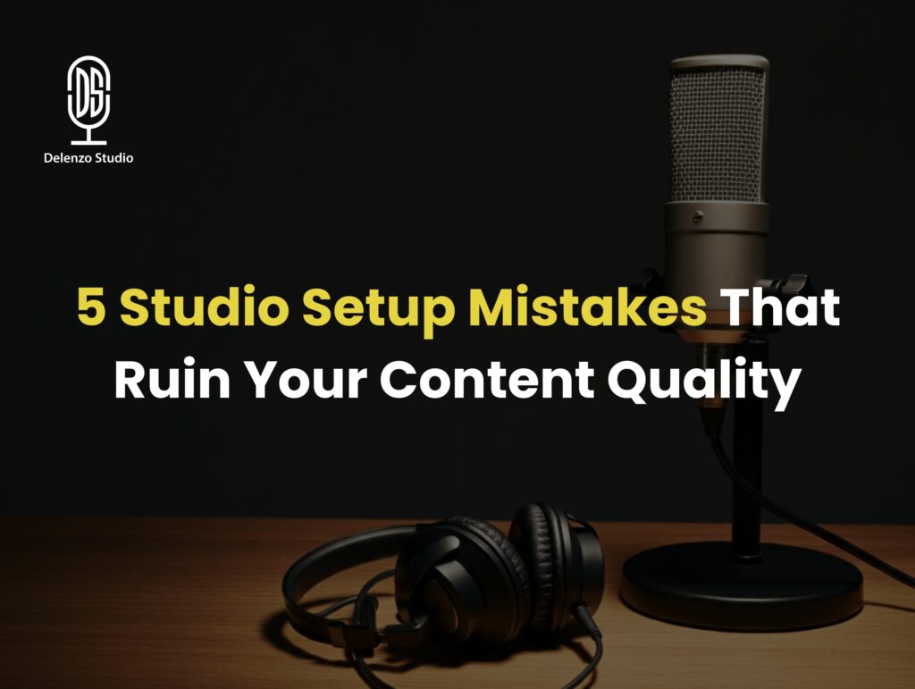 studio setup mistakes