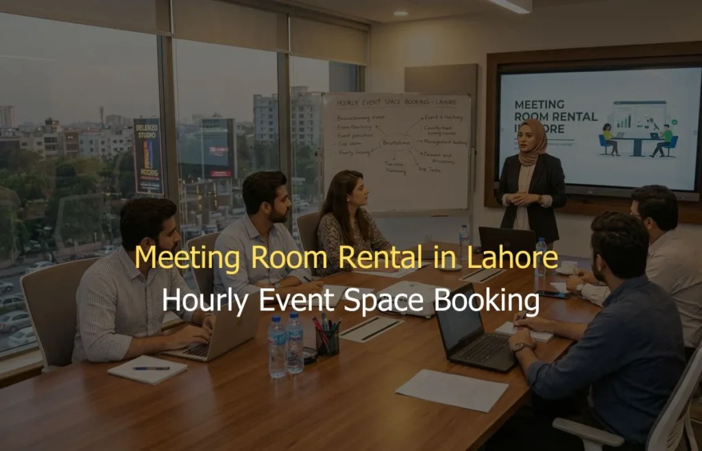 Meeting Room Rental in Lahore Hourly Event Space Booking - Delenzo Studio