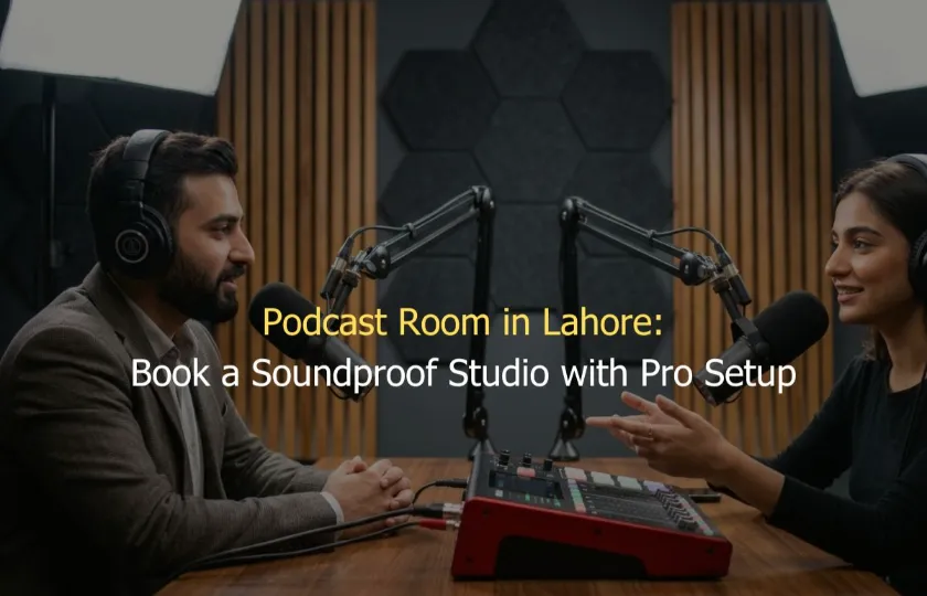 Podcast Room in Lahore Book a Soundproof Studio with Pro Setup