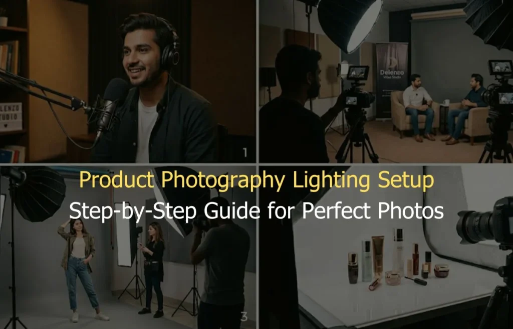 Product Photography Lighting Setup Step-by-Step Guide for Perfect Photos - Delenzo Studio