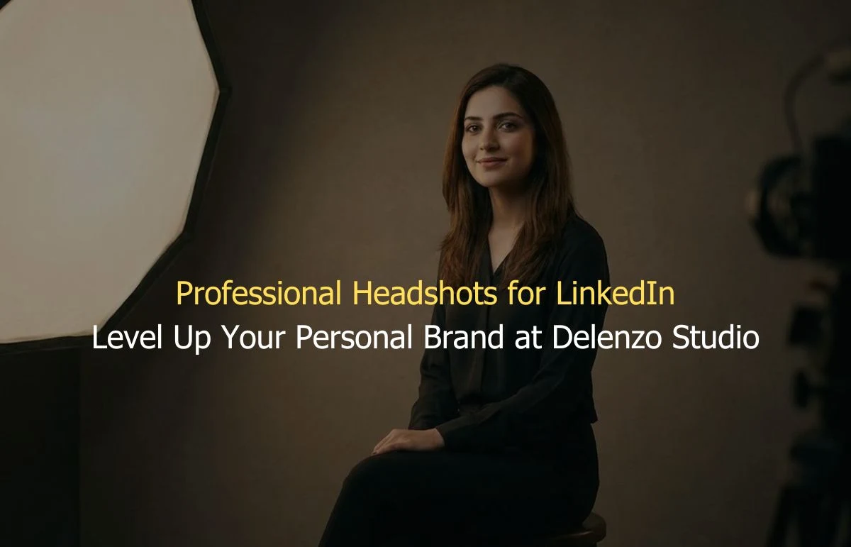 Professional Headshots for LinkedIn Level Up Your Personal Brand at Delenzo photoshoot Studio