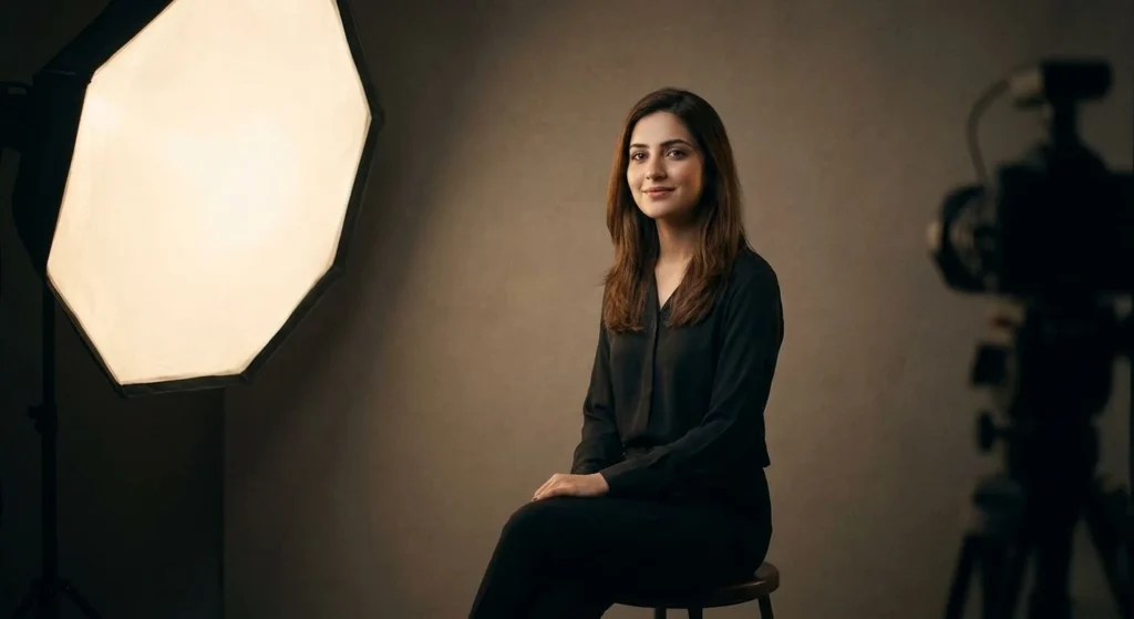 professional headshots Lahore photo studio lighting Gulberg