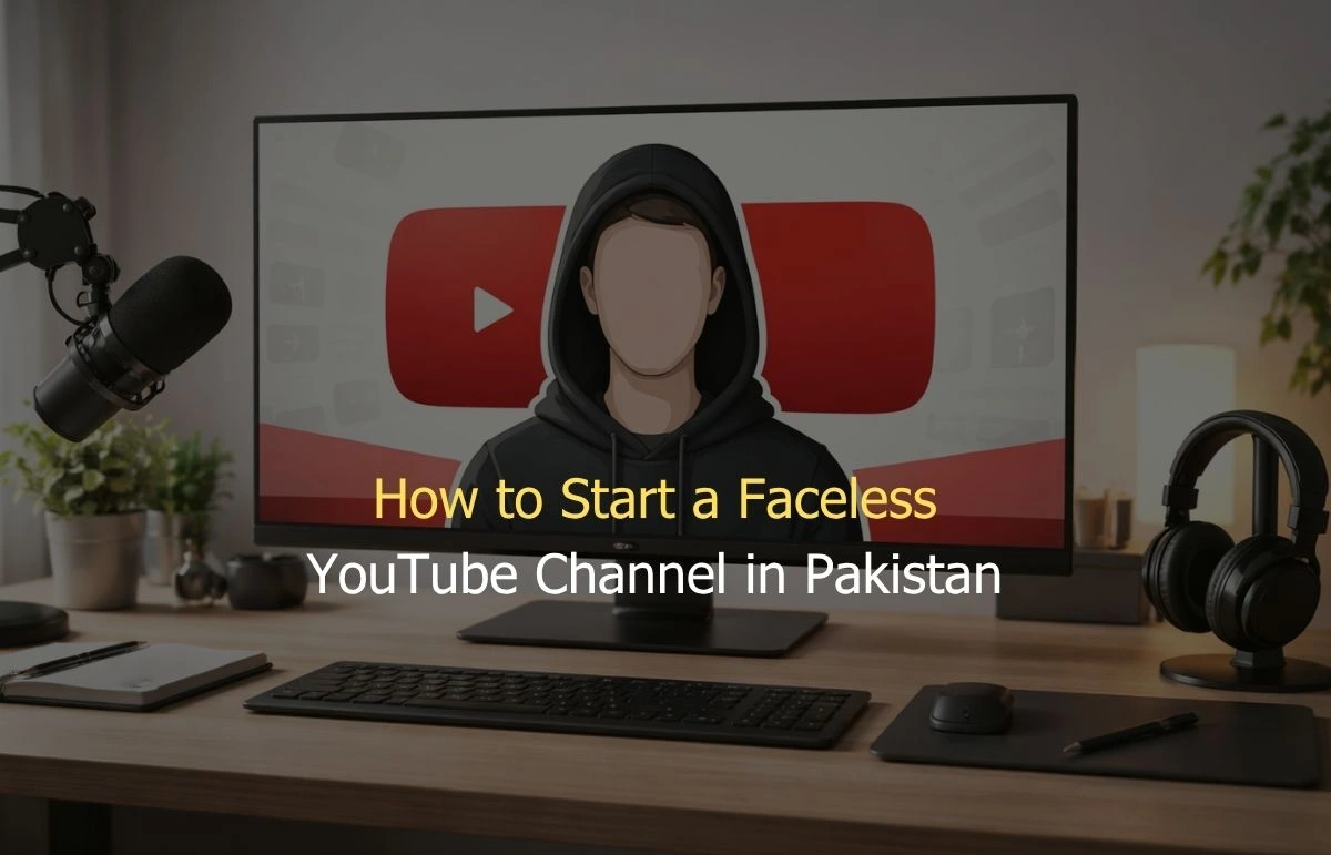 Start a Faceless YouTube Channel in Pakistan