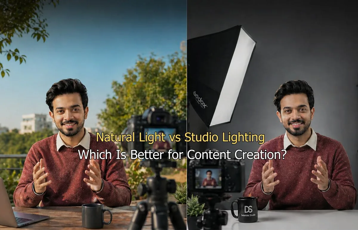 Natural Light vs Studio Lighting — Which Is Better for Content Creation