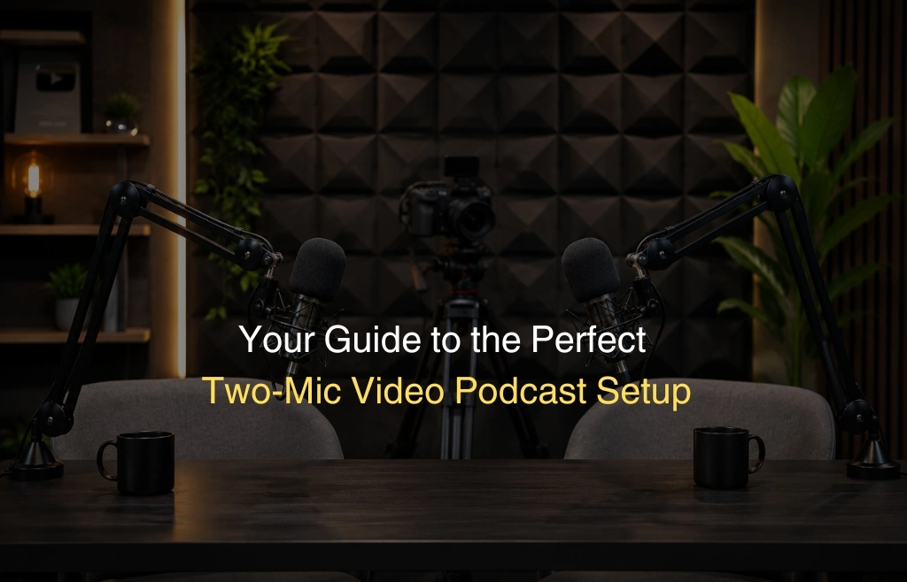 Your Guide to the Perfect Two-Mic Video Podcast Setup