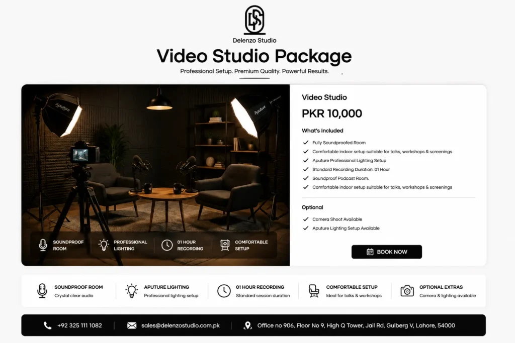 Best Packages For Video Studio Delenzo Studio
