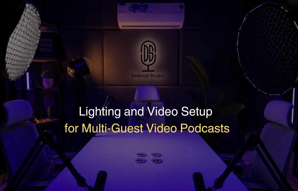 Lighting and Video Setup for Multi-Guest Video Podcasts – Complete Studio Guide