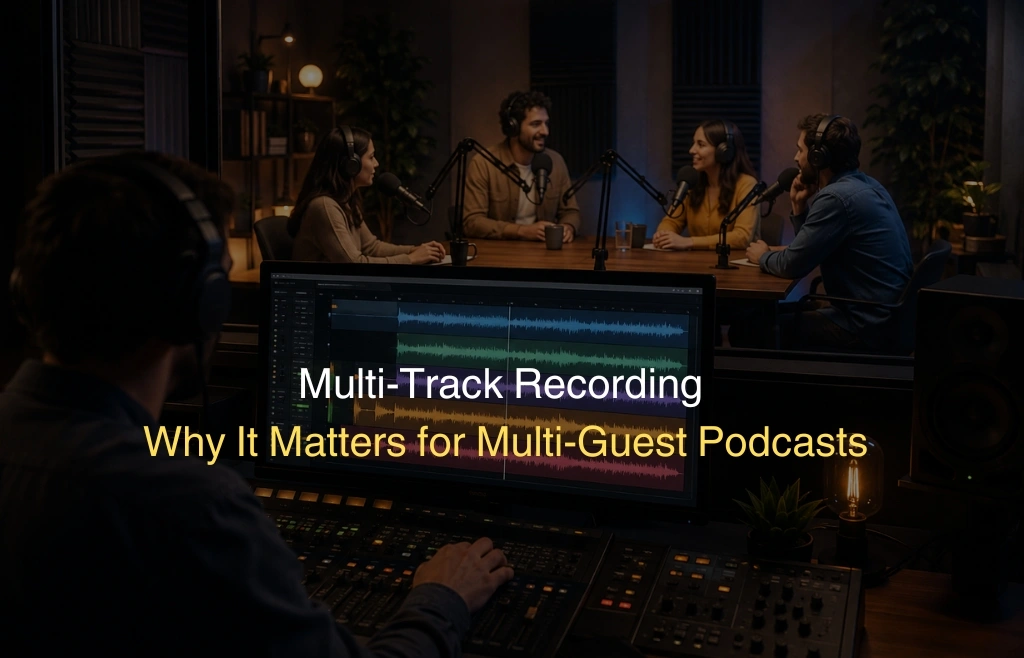 Multi-Track Recording — Why It Matters for Multi-Guest Podcasts