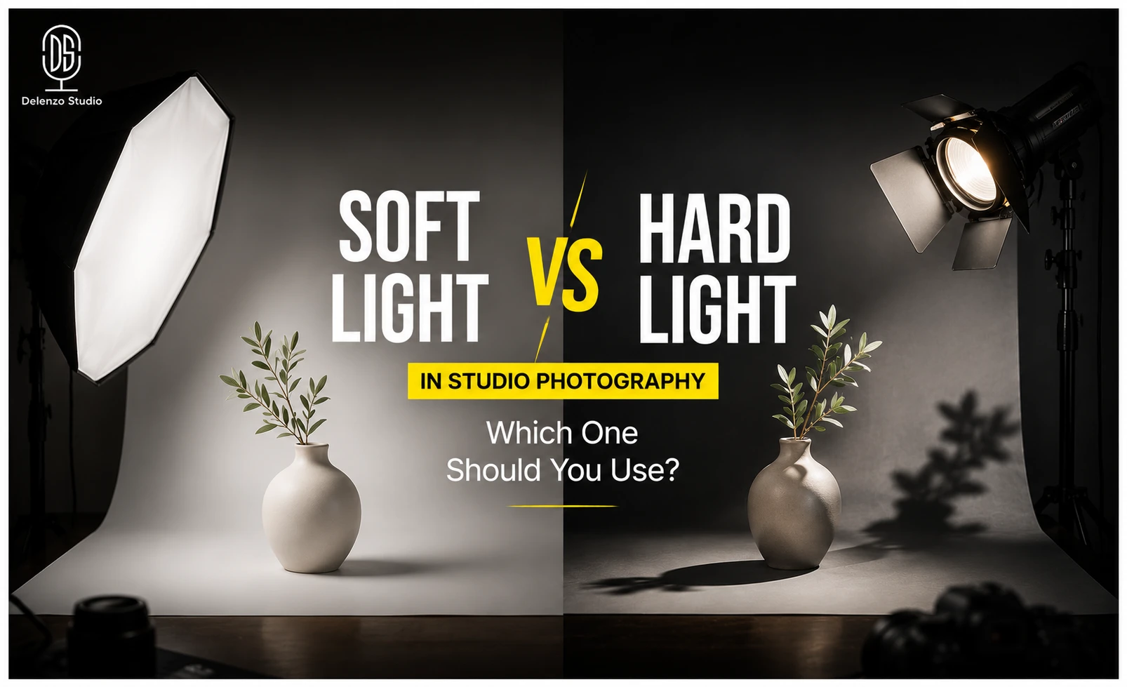 Soft Light vs Hard Light in Studio Photography | Which One Should You Use?
