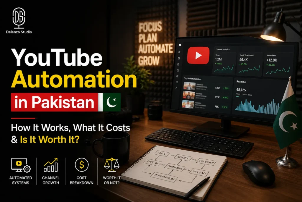YouTube Automation in Pakistan | How It Works, What It Costs & Is It Worth It?