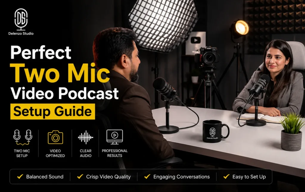Perfect Two Mic Video Podcast Setup Guide