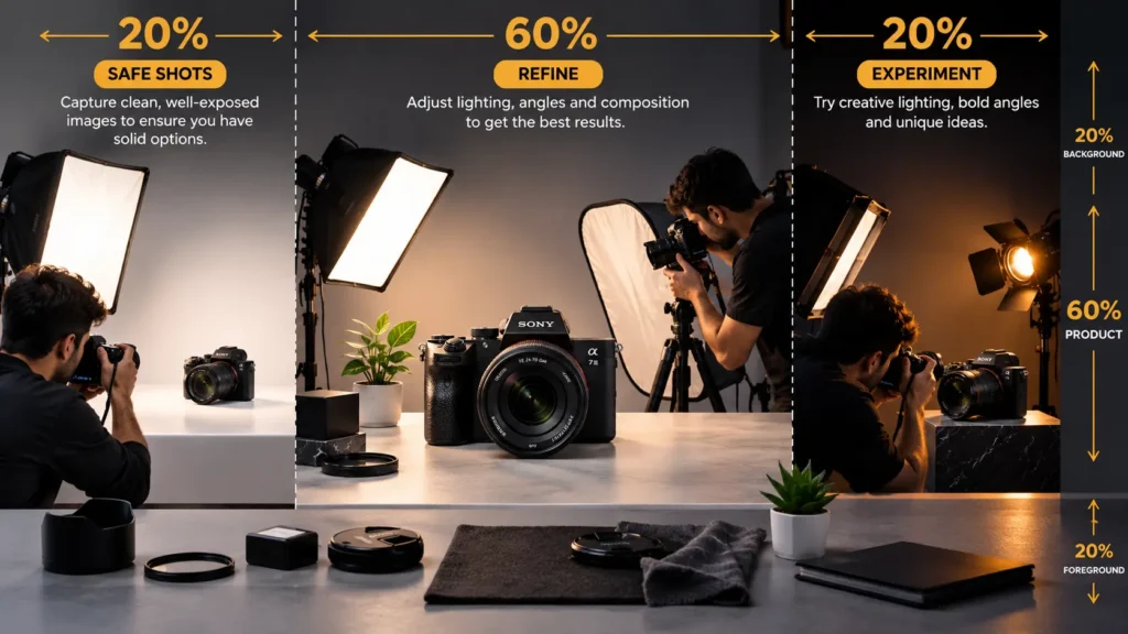 What is the 20-60-20 rule in photography?